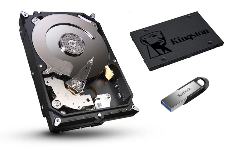 recupero dati hard disk ssd chiavette usb